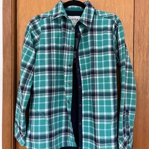 Turquoise Flannel Shacket